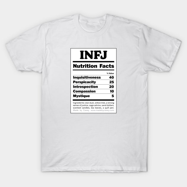 INFJ T-Shirt by Made by Casey